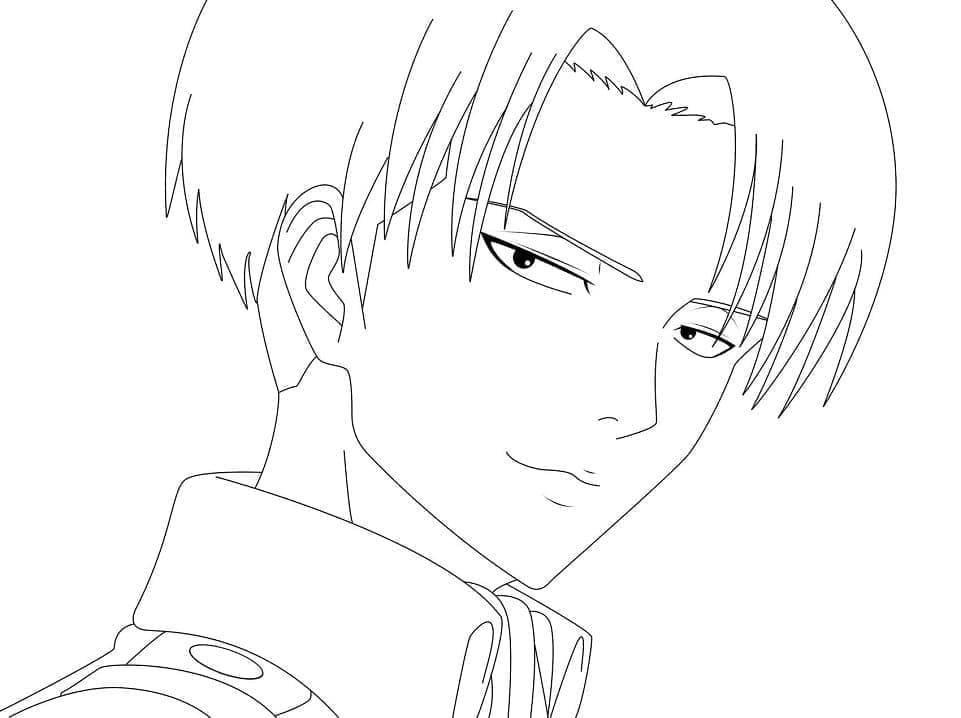 Çocuklara Özel Attack on Titan Boyama Sayfası
