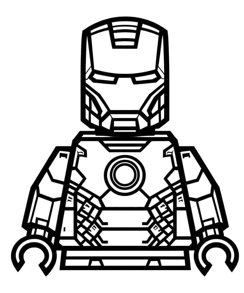 Çocuklara Yazdırma Lego Boyama Sayfası