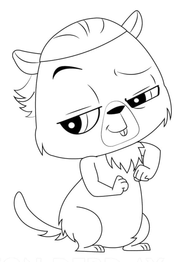 Çocuklara Yazdırma Littlest Pet Shop Boyama Sayfası