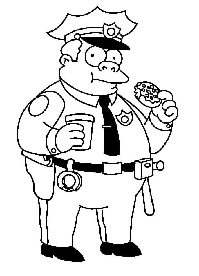 Çocuklara bedava Simpsonlar Boyama Sayfası