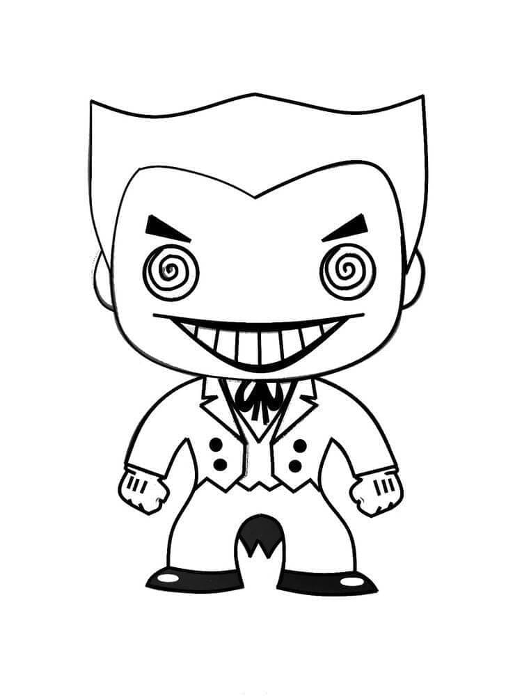 Çok Sevimli Funko Pop Boyama Sayfası