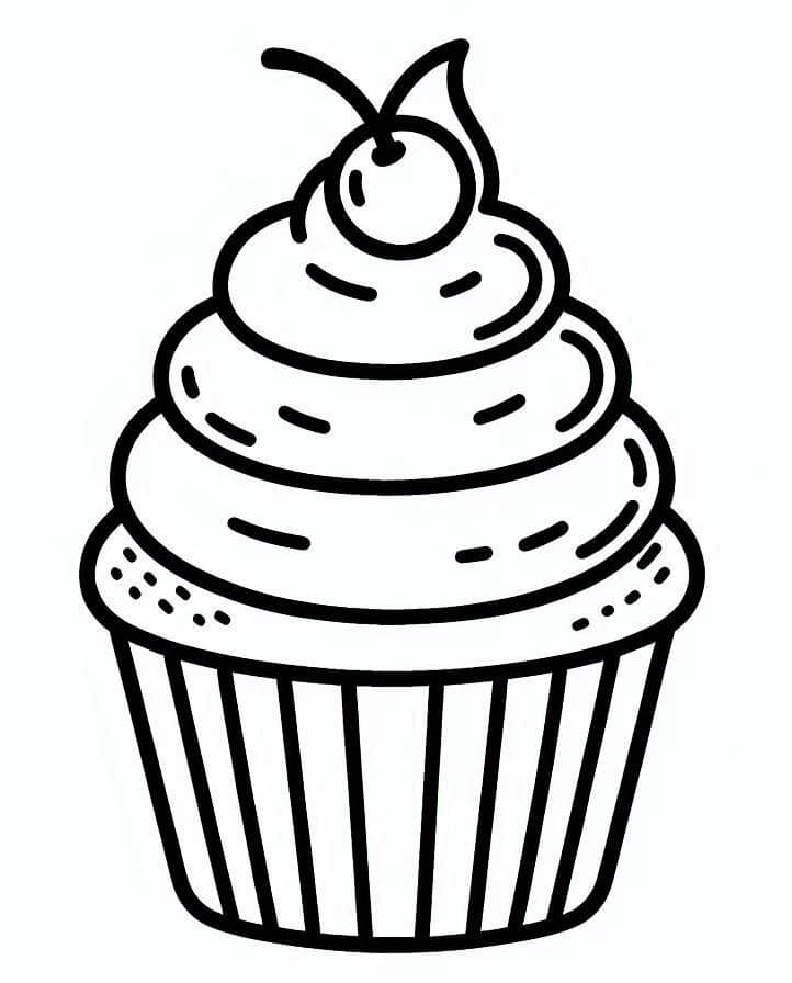 Cupcake (11) Boyama Sayfası