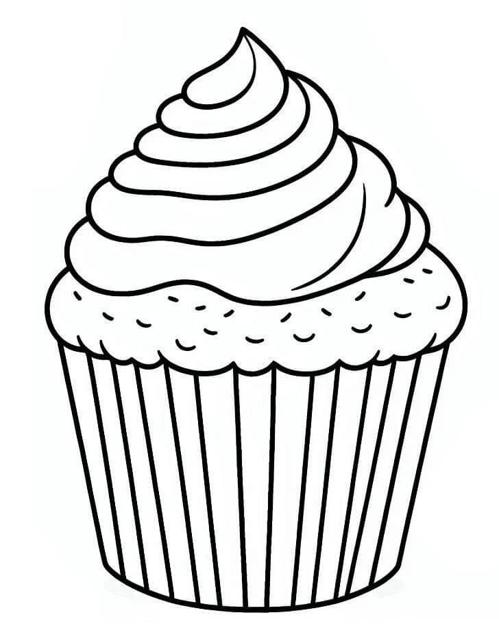 Cupcake (3) Boyama Sayfası