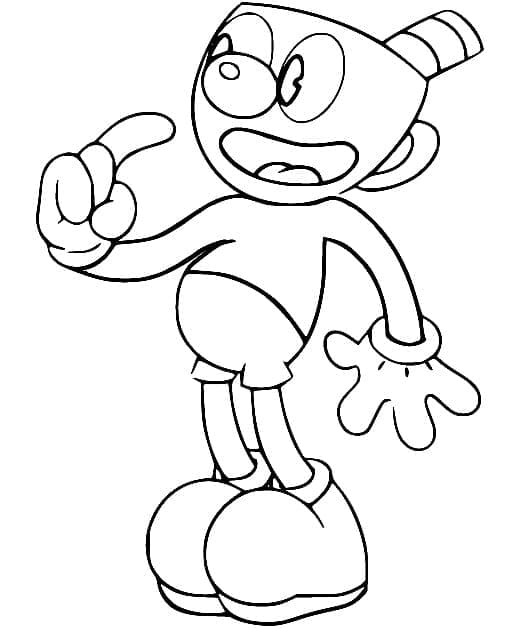Cuphead (12) Boyama Sayfası