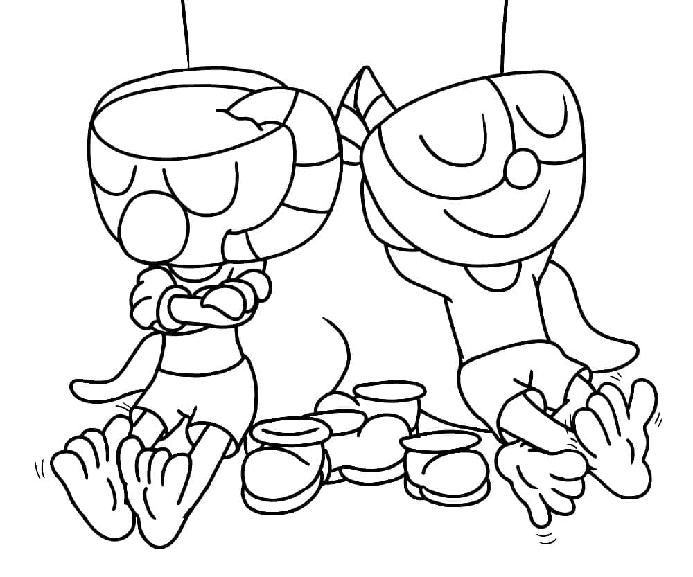 Cuphead (17) Boyama Sayfası
