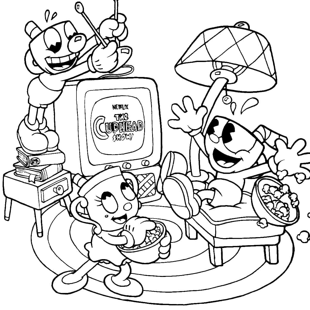 Cuphead (2) Boyama Sayfası