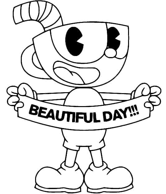 Cuphead (5) Boyama Sayfası