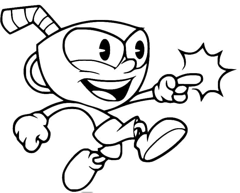 Cuphead (6) Boyama Sayfası