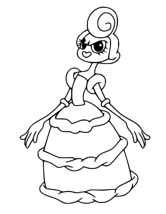Cuphead Ücretsiz Yazdırılabilir Boyama Sayfası