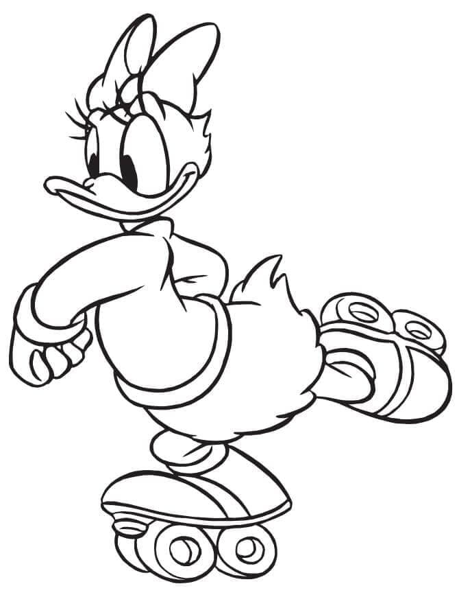 Daisy Duck (6) Boyama Sayfası