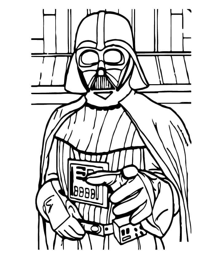 Darth Vader Boyama Sayfaları