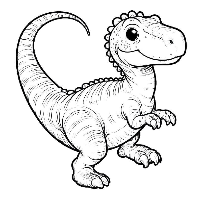Dinozor (10) Boyama Sayfası