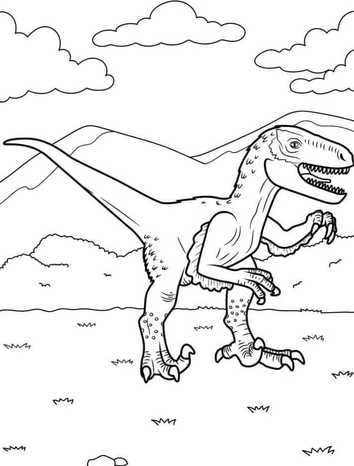 Dinozor (15) Boyama Sayfası