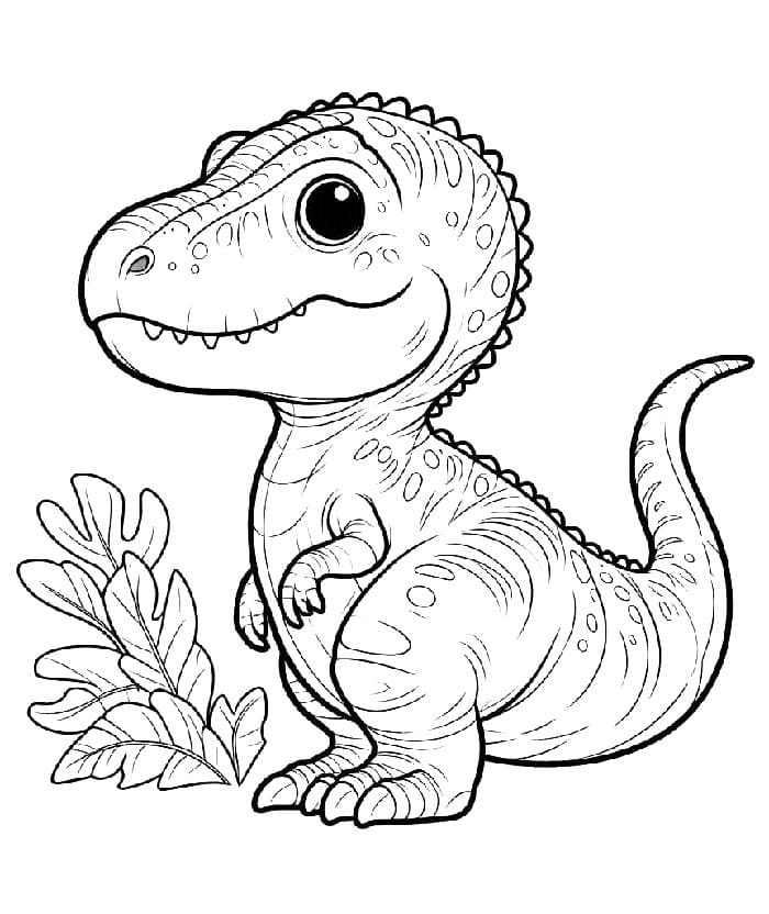 Dinozor (6) Boyama Sayfası