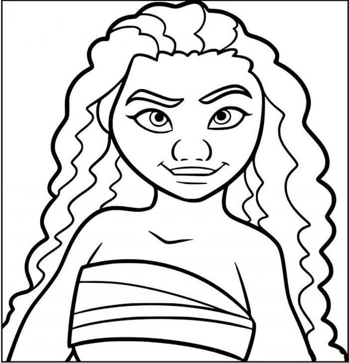 Disney Moana Boyama Sayfası