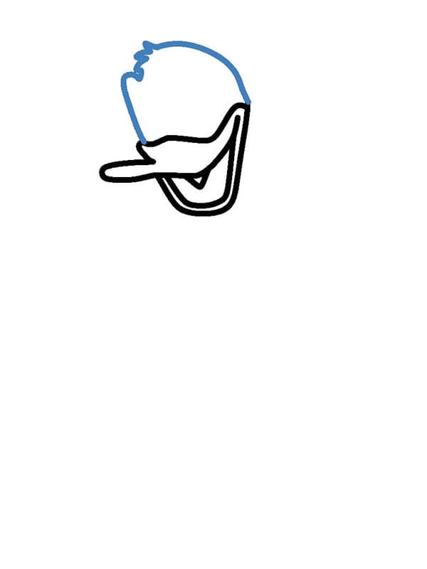 Donald Duck Nasıl Çizilir Adım (2)