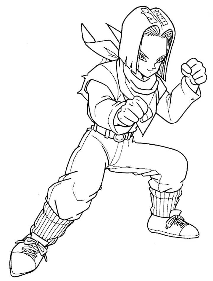 Dragon Ball Z Ücretsiz Basım Boyama Sayfası