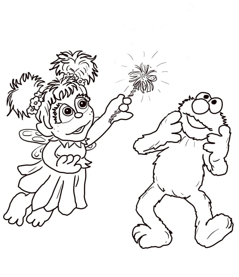 Elmo (7) Boyama Sayfası