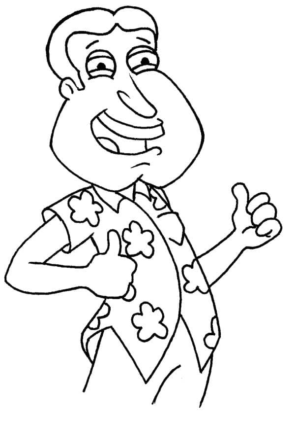 Family Guy Görseli Boyama Sayfası