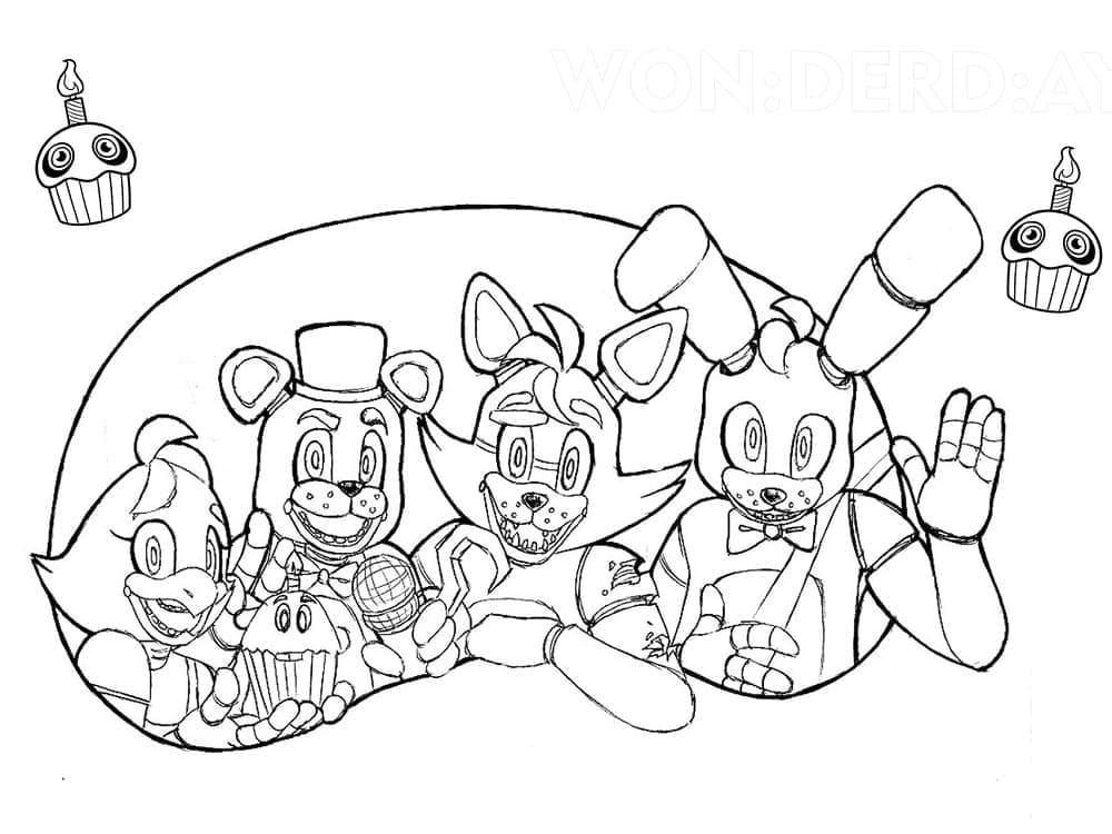 Five Nights at Freddy's (15) Boyama Sayfası
