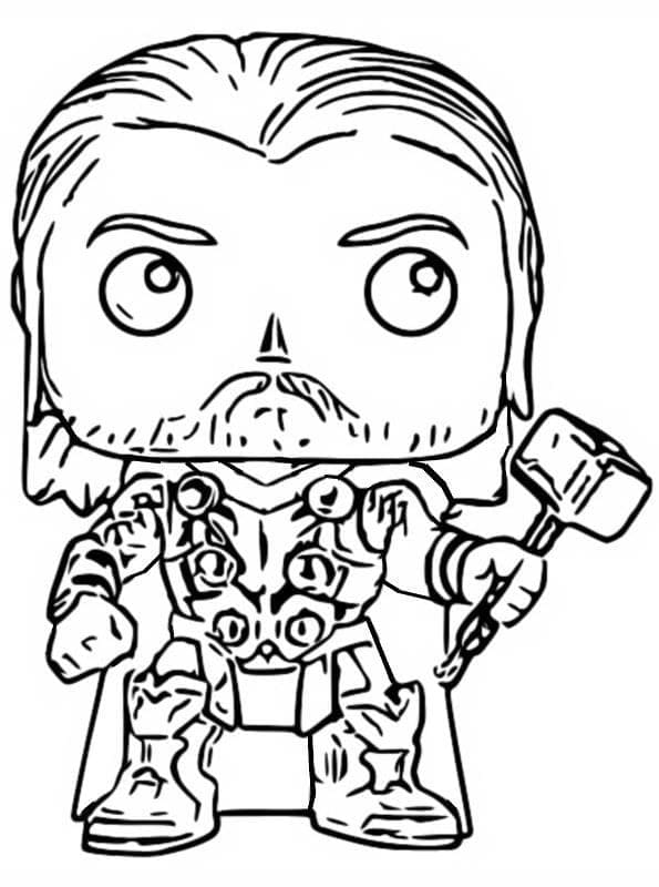 Funko Pop Fiyatsız Sunum Boyama Sayfası