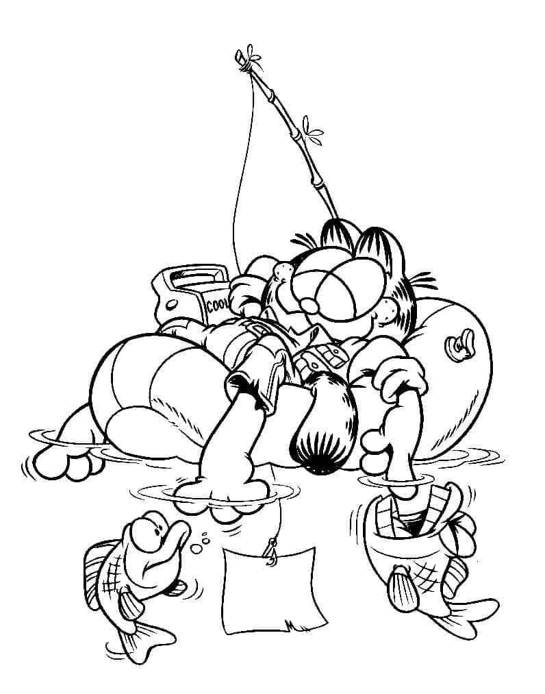 Garfield (10) Boyama Sayfası