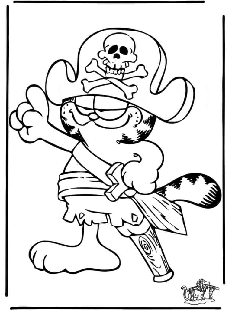 Garfield (11) Boyama Sayfası