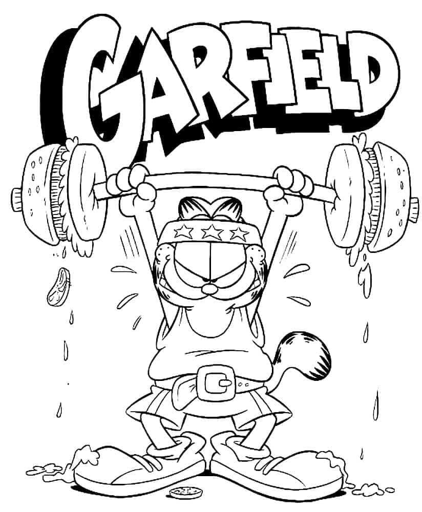 Garfield (13) Boyama Sayfası