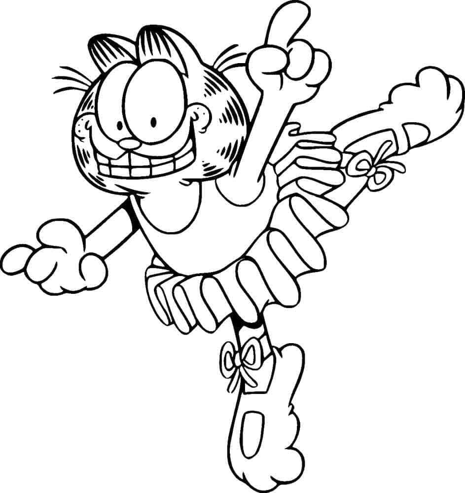 Garfield (9) Boyama Sayfası