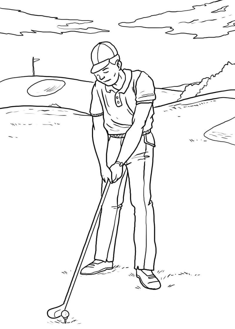 Golf (7) Boyama Sayfası