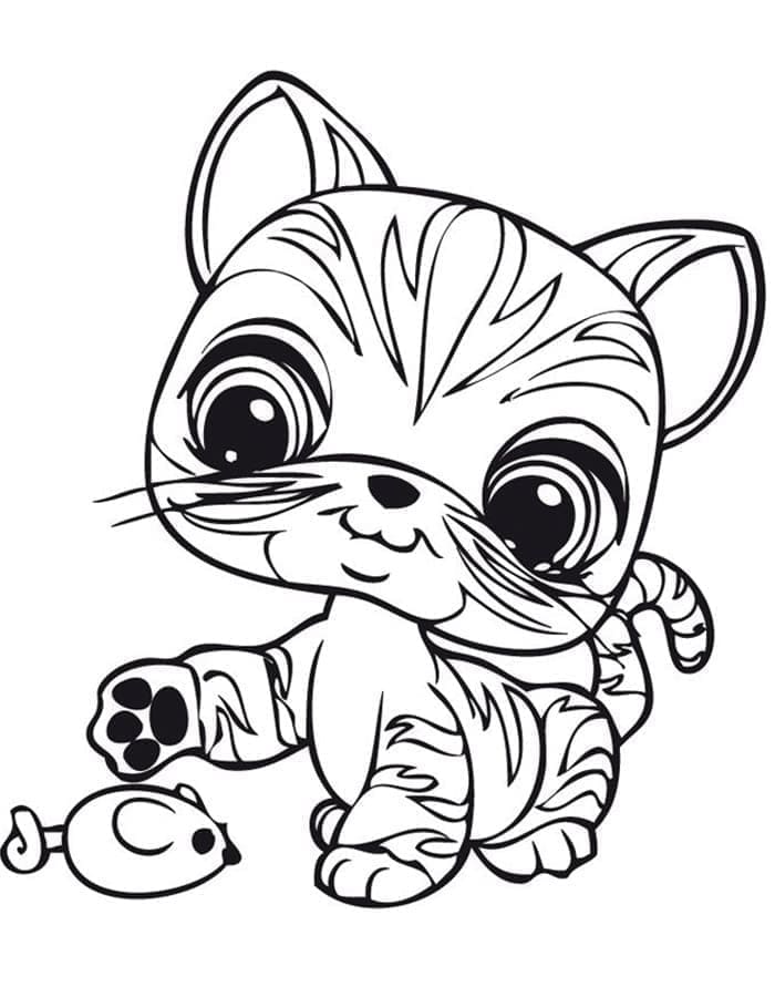 Güzeller Littlest Pet Shop Boyama Sayfası