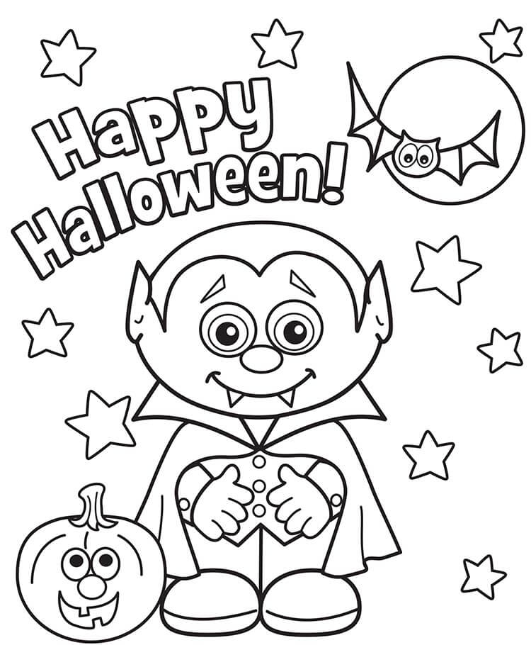 Halloween (14) Boyama Sayfası
