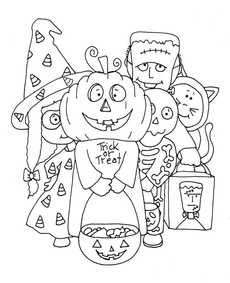 Halloween (20) Boyama Sayfası