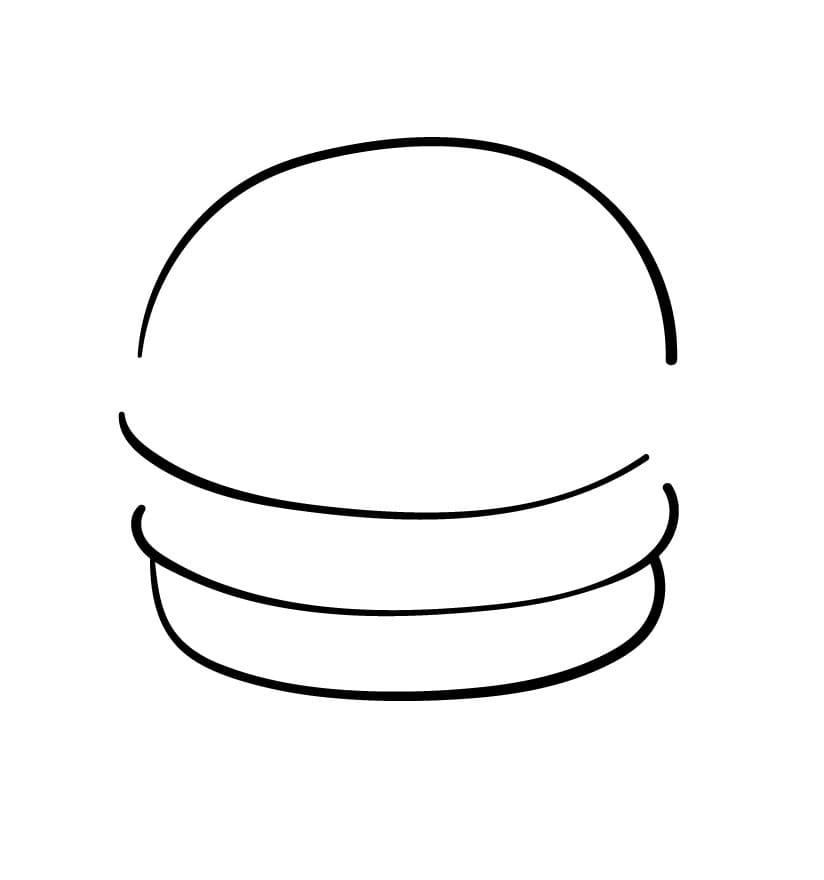 Hamburger Nasıl Çizilir Adım (2)
