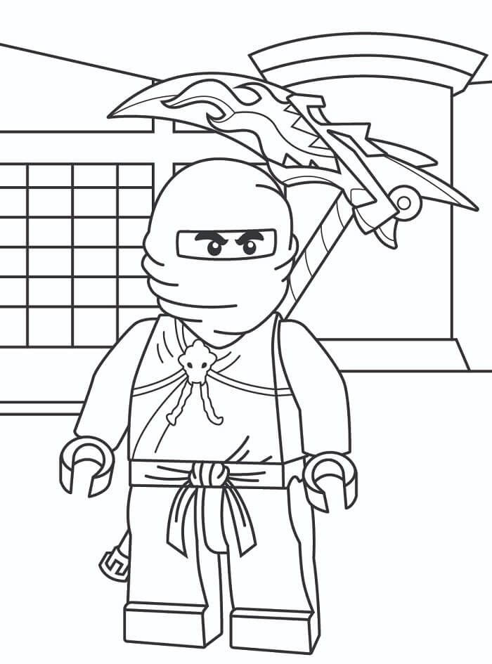 Harika Ninjago Boyama Sayfası
