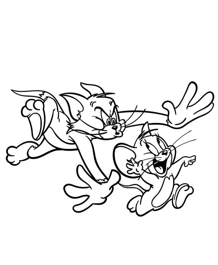 Harika Tom ve Jerry Boyama Sayfası