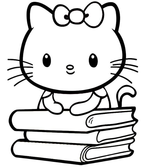 Hello Kitty (8) Boyama Sayfası
