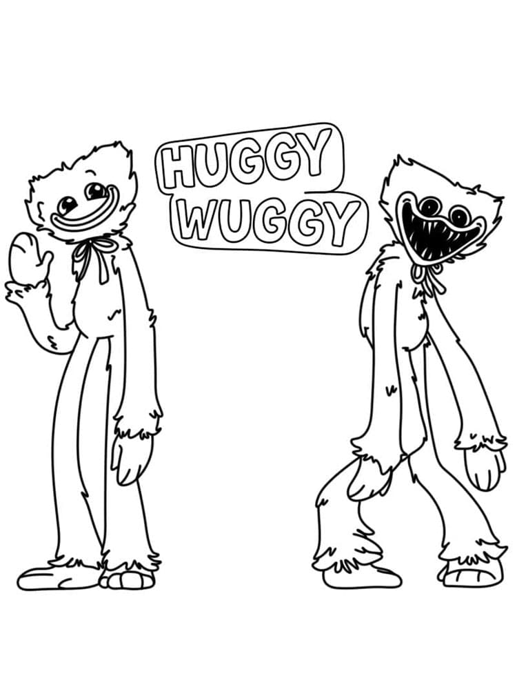 Huggy Wuggy (14) Boyama Sayfası