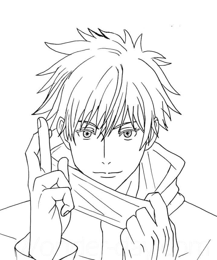 Jujutsu Kaisen (5) Boyama Sayfası