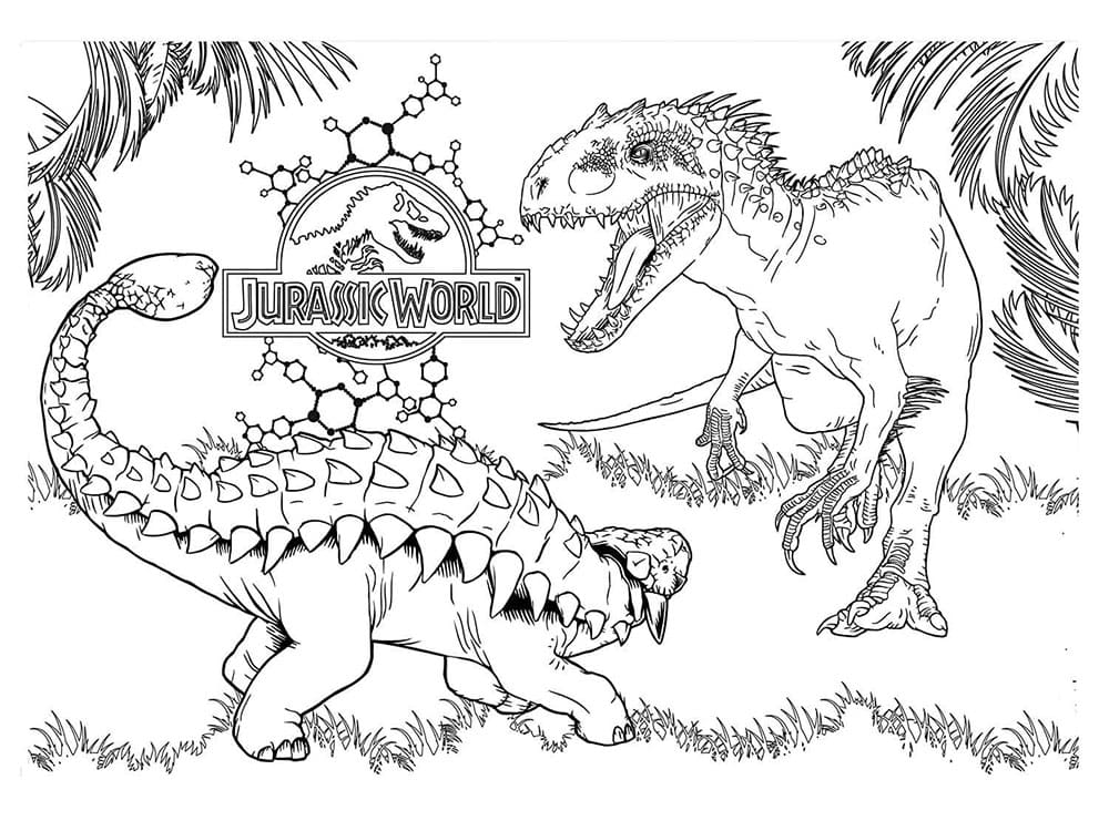 Jurassic World (19) Boyama Sayfası
