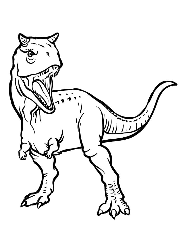 Jurassic World Çıktısı Boyama Sayfası