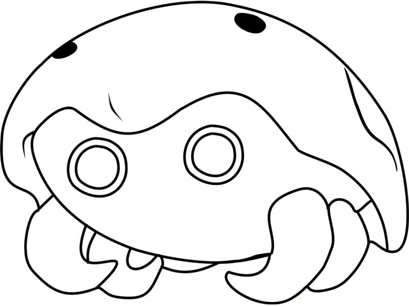 Kabuto Pokemon Boyama Sayfası