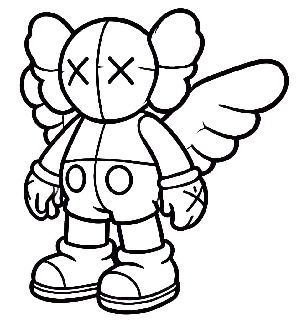 Kaws (6) Boyama Sayfası