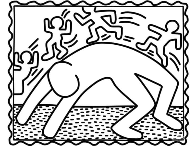 Keith Haring (1) Boyama Sayfası
