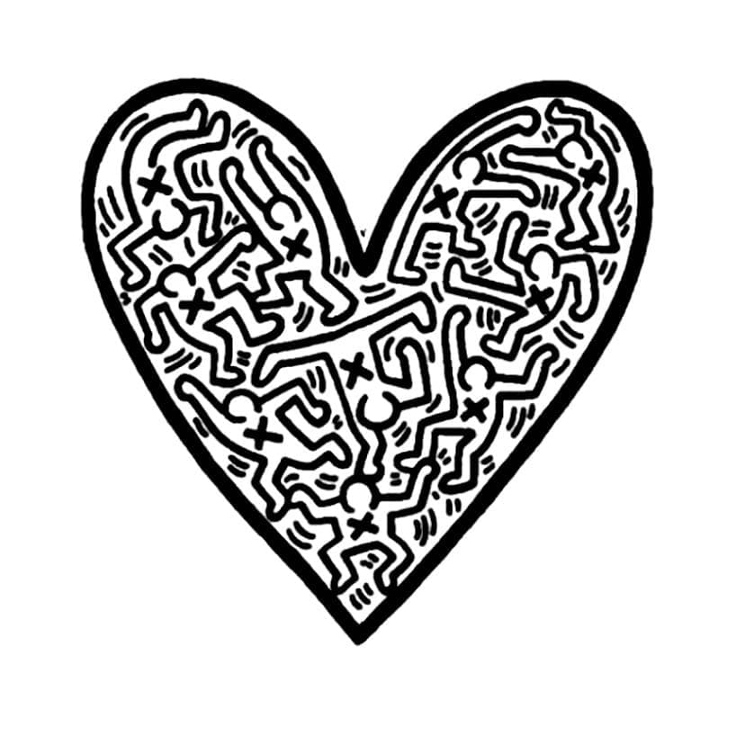 Keith Haring (12) Boyama Sayfası