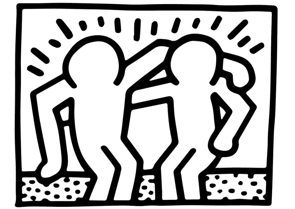 Keith Haring (14) Boyama Sayfası