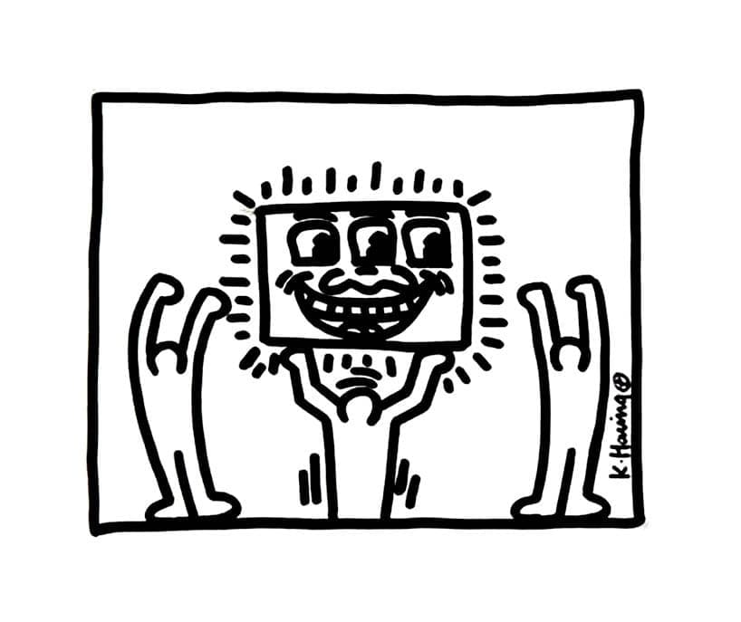 Keith Haring (17) Boyama Sayfası