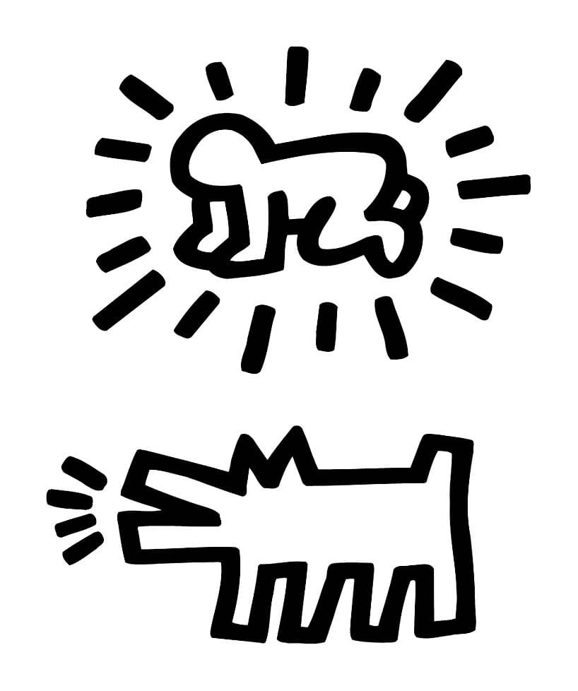 Keith Haring (19) Boyama Sayfası