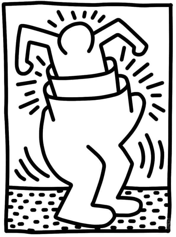 Keith Haring (2) Boyama Sayfası