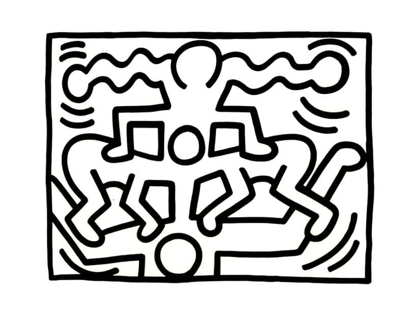 Keith Haring (20) Boyama Sayfası